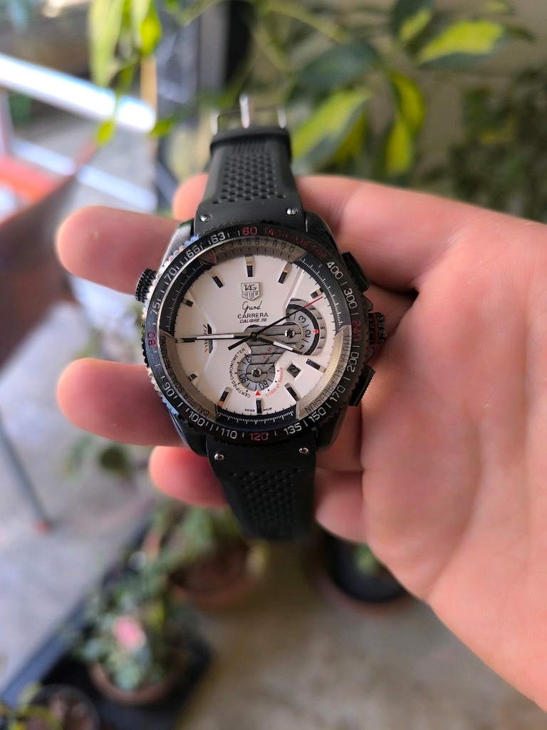 Yag Heuer Carrera Chronograph 36 otomatik1860 kol saat 43 milim kasa - 7