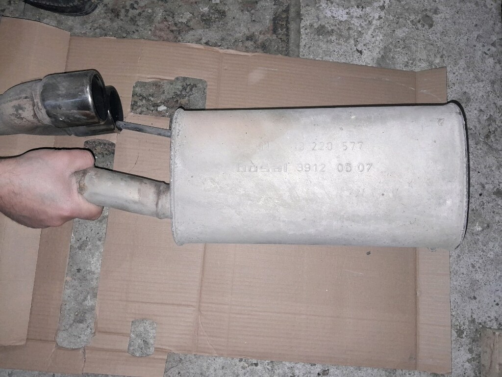 Arka susturucu combo doblo uyumlu - 2