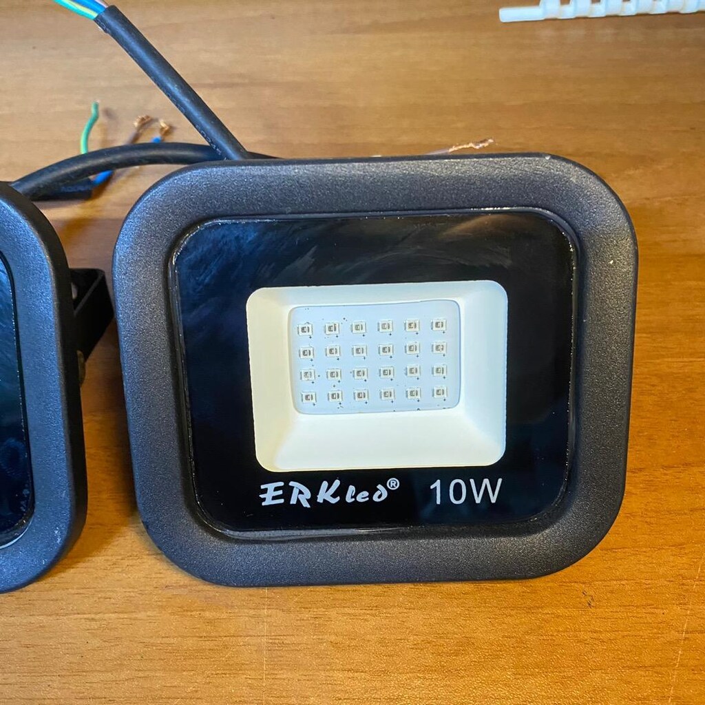 Erkled 10w projektör beyaz mavi kırmızı - 4