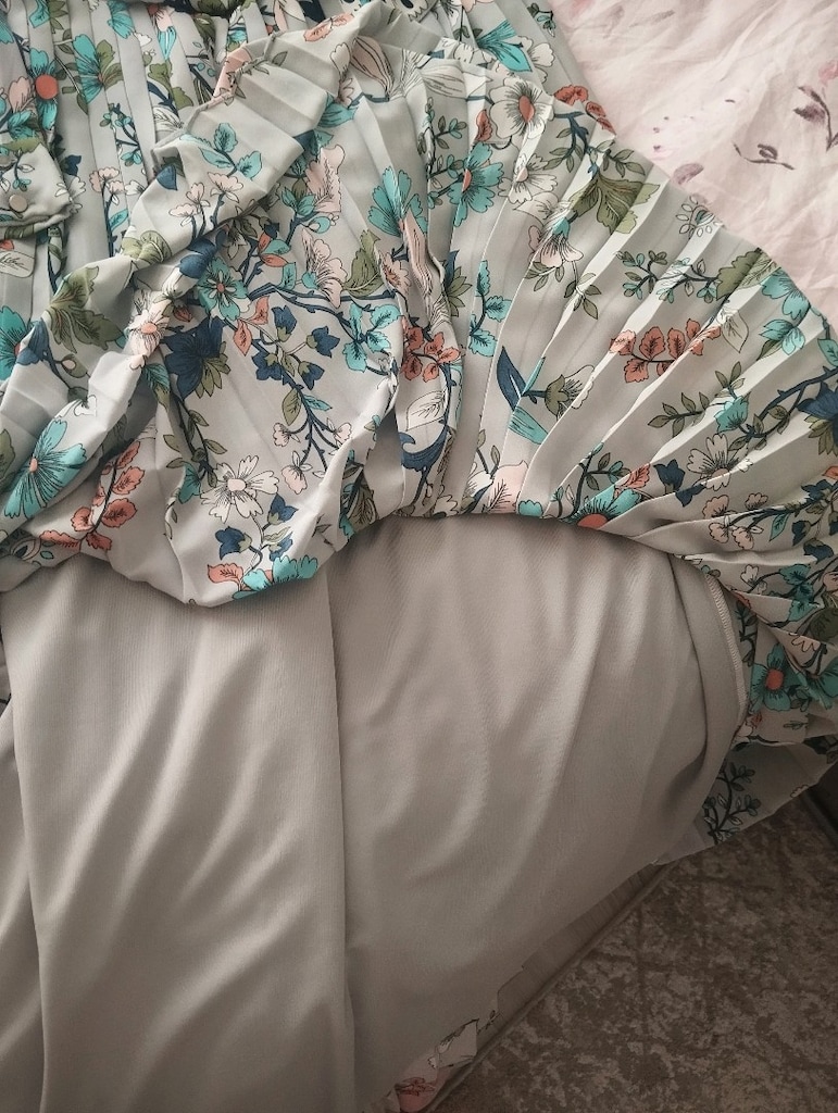 astarlı sifon elbise - 4