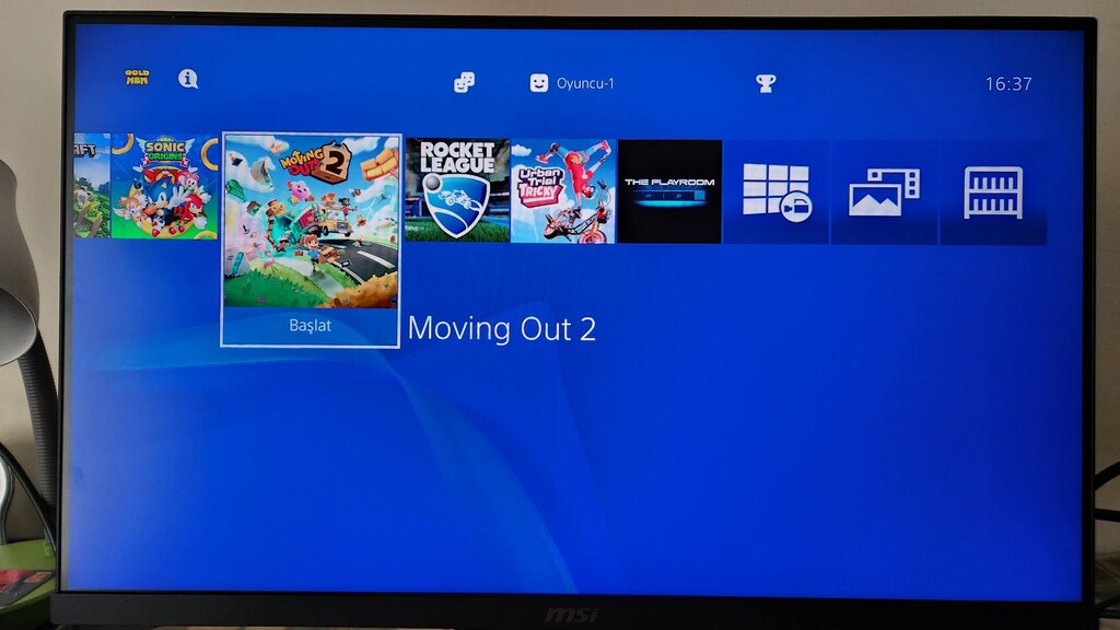 PS4 Slim 1 TB, 16 Oyunlu, Çift Kollu, Sorunsuz Tertemiz Cihaz - 18