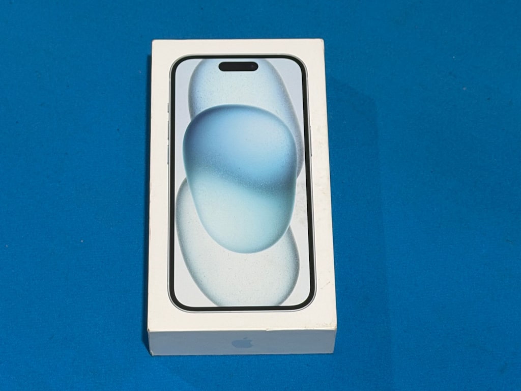 iPhone 15 Blue Mavi Orjinal Boş Kutu - 2