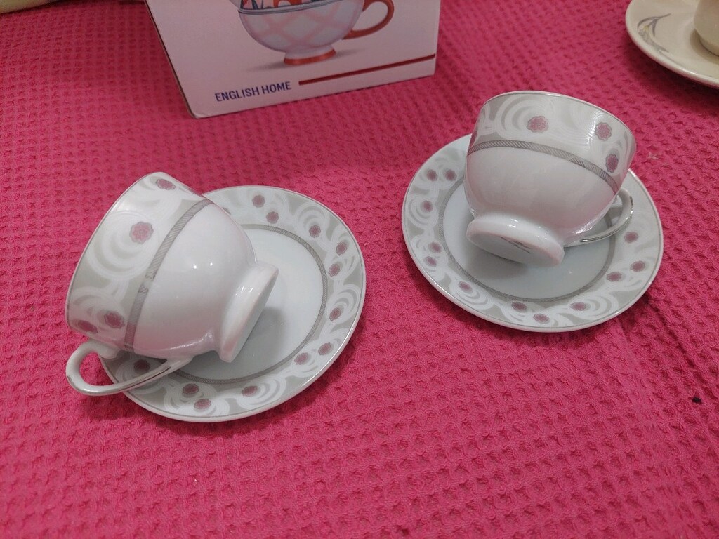 2 li Türk kahve fincan takımı. Tekli fincan hediye - 3