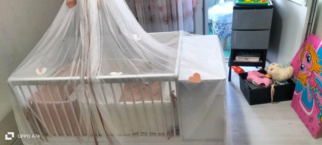 çilek büyüyebilen yatak beşik bebek yatağı - 4