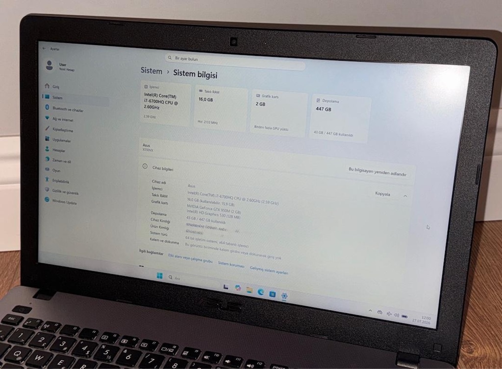 Asus R510V Laptop - 6