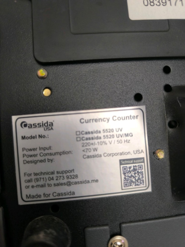 cassida 5520 model para sayma makinasi - 6