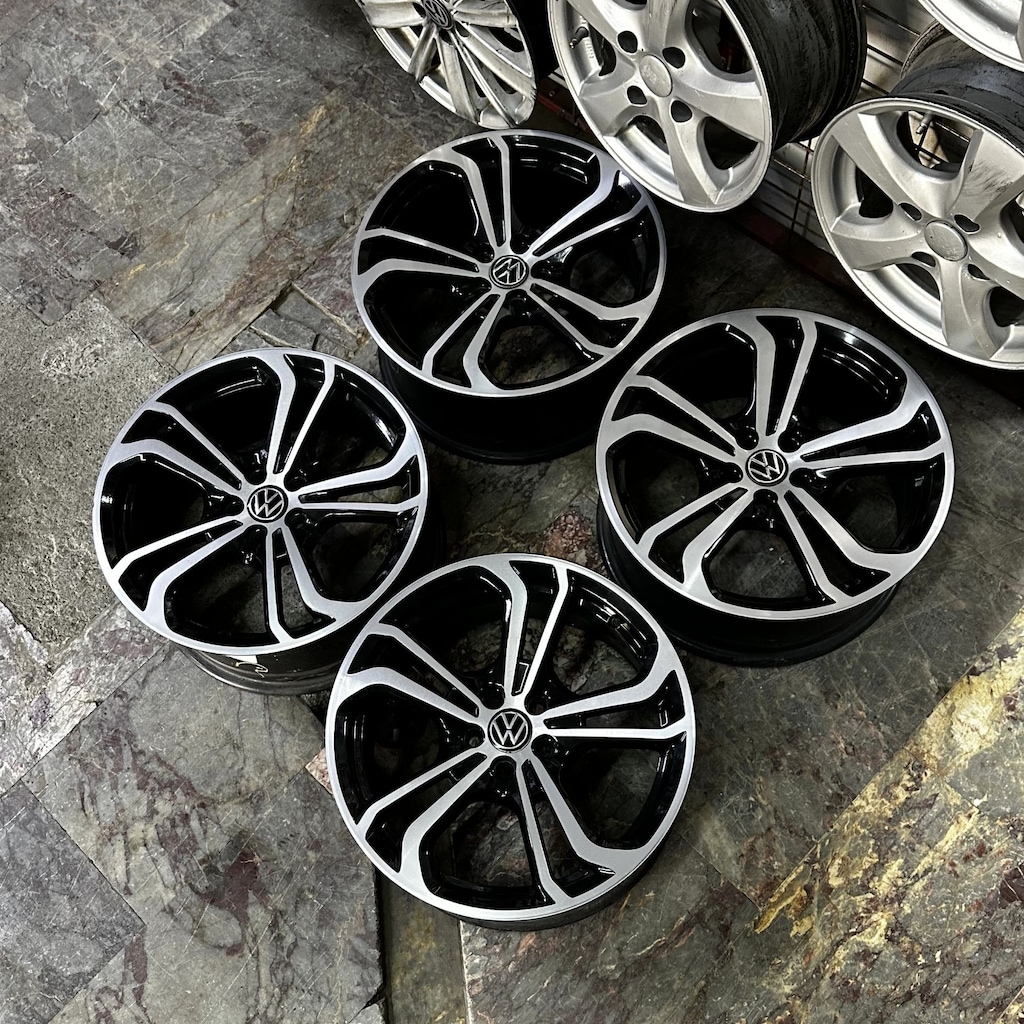 17 inç 5x100 VW Polo-Ibiza-Golf 4 Uyumlu Jant Takımı 2. El - 4
