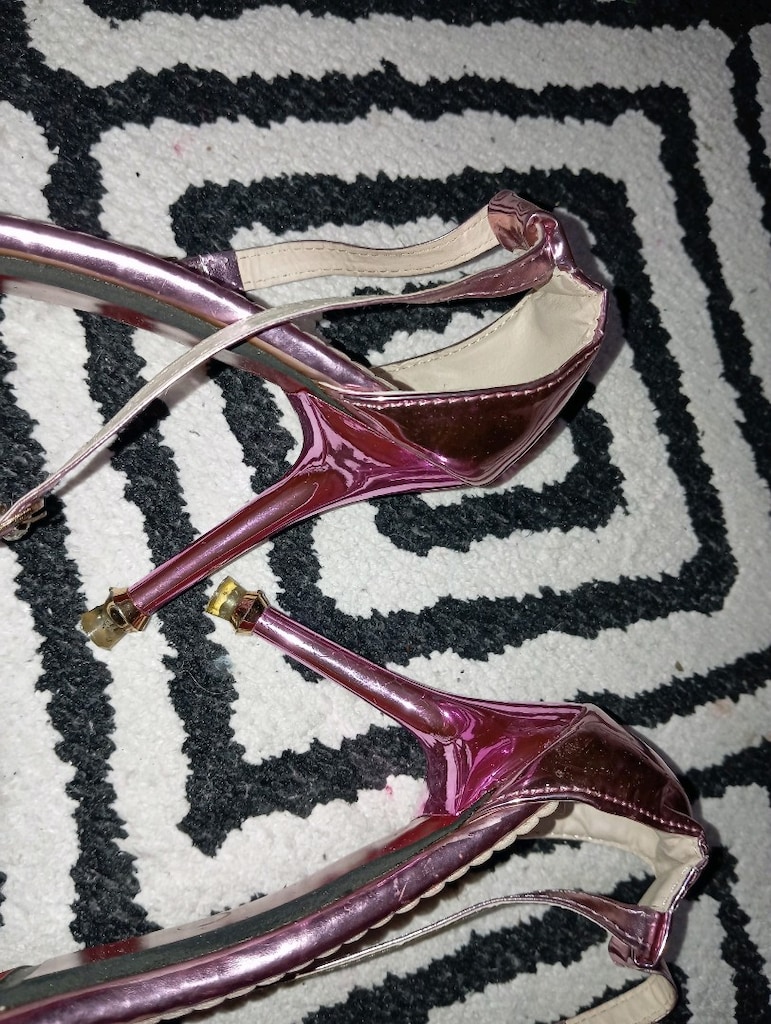 topuklu stiletto ayakkabı pembe - 2