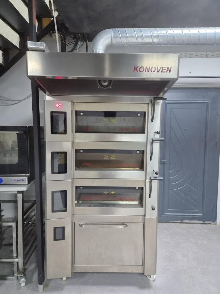 endüstriyel fırın taş fırın konoven 3 katlı - 4