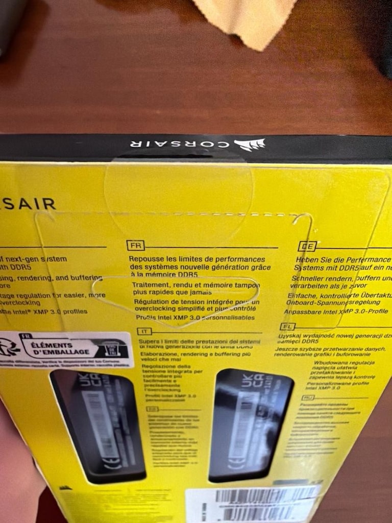Corsair DDR5 64GB ram 5200MHz - 3