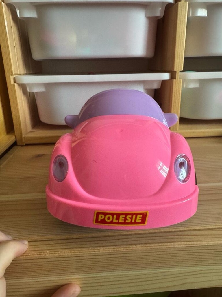 kız çocuk pembe oyuncak araba - 2