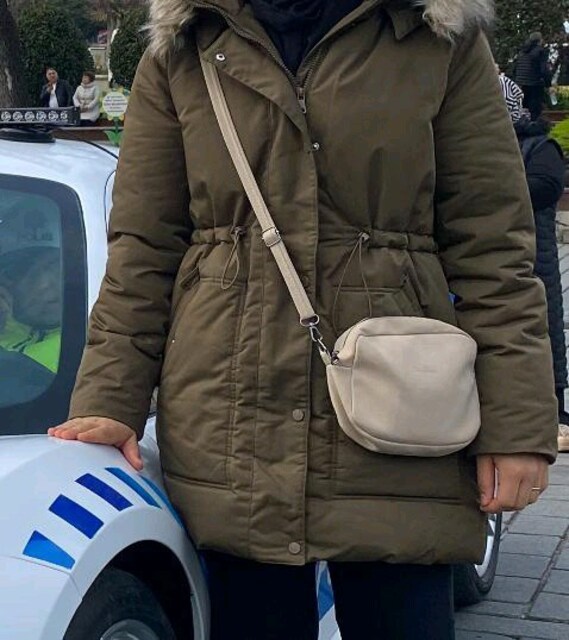 sadece Bir kez kullan di sıfır kışlık mont kadın
