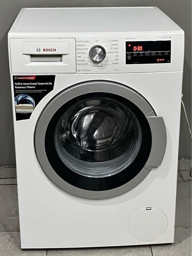 Bosch 9 Kg 1200 Devirli İnverter A+++ Serie 6 Çamaşır Makinesi - 2