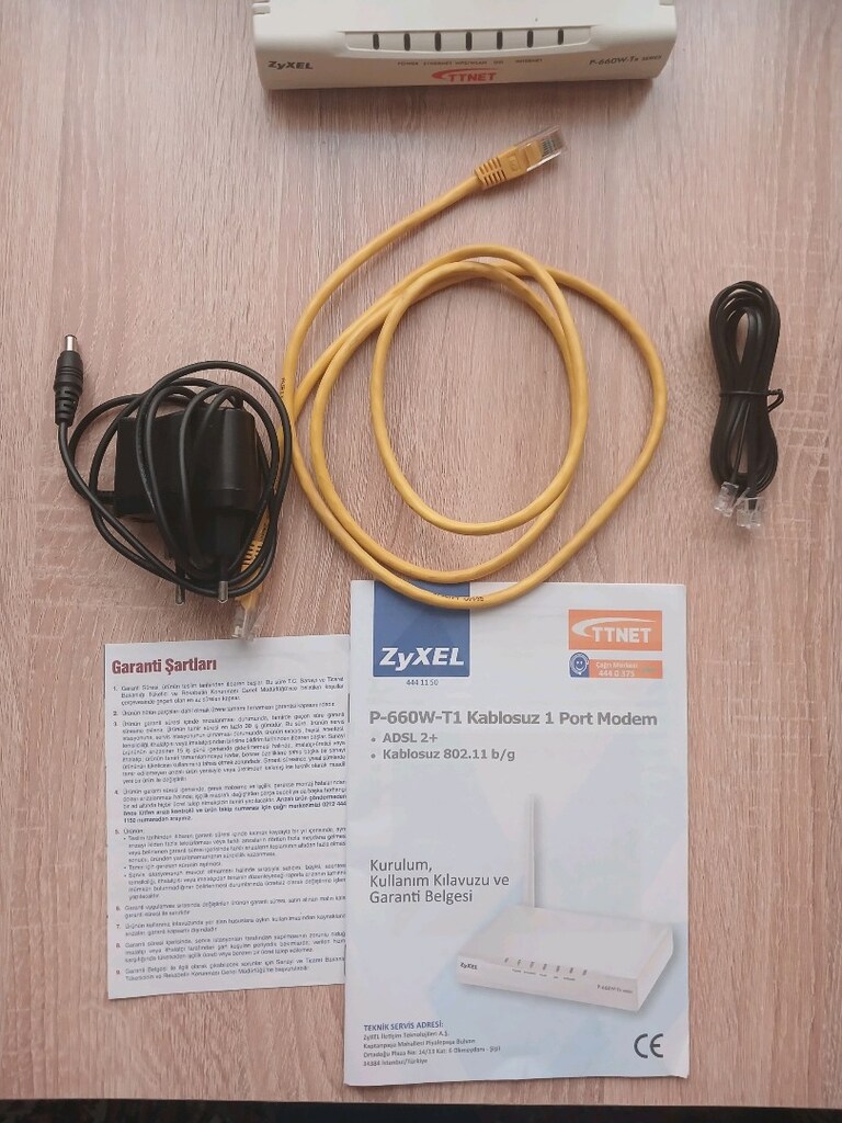 TTNET ZYXEL ADSL Modem - 3