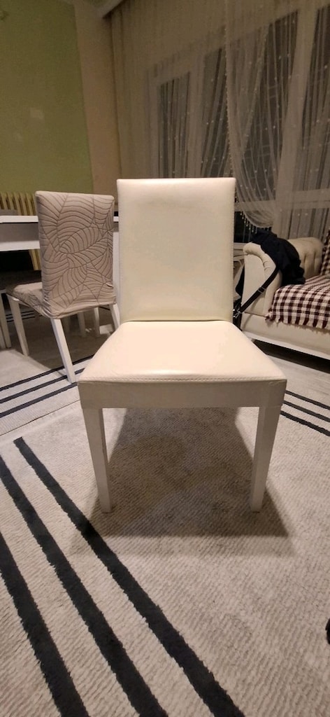 beyaz masa takımı Beyaz Sandalye ve beyaz masa - 5