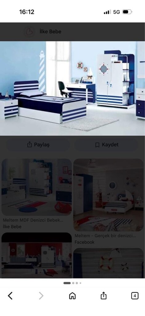 meltem marka denizci bebek/çocuk odası - 8