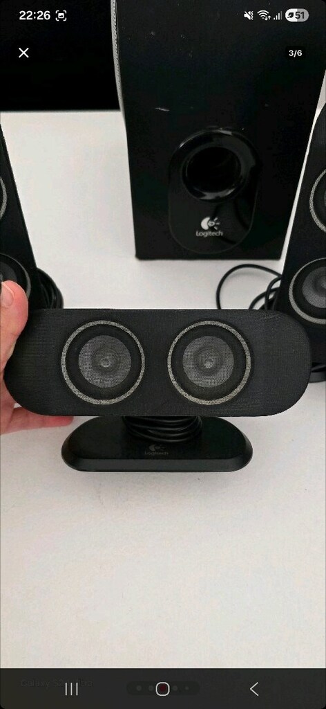 logitech 5+1 ses sistemi sorunsuz calisir durumundadir. - 3