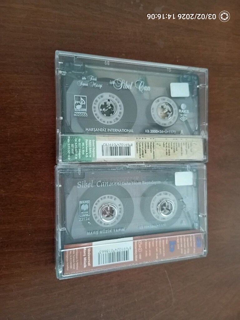 Sibel Can iki adet kaset 120TL - 2