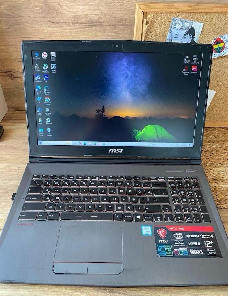 MSİ 1050Tİ LAPTOP BU FİYATA KAÇMAZ - 2