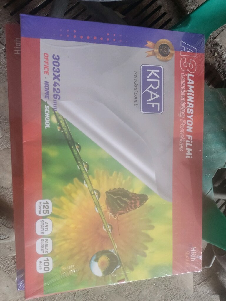 Kraft laminasyon A3 boyutu - 5