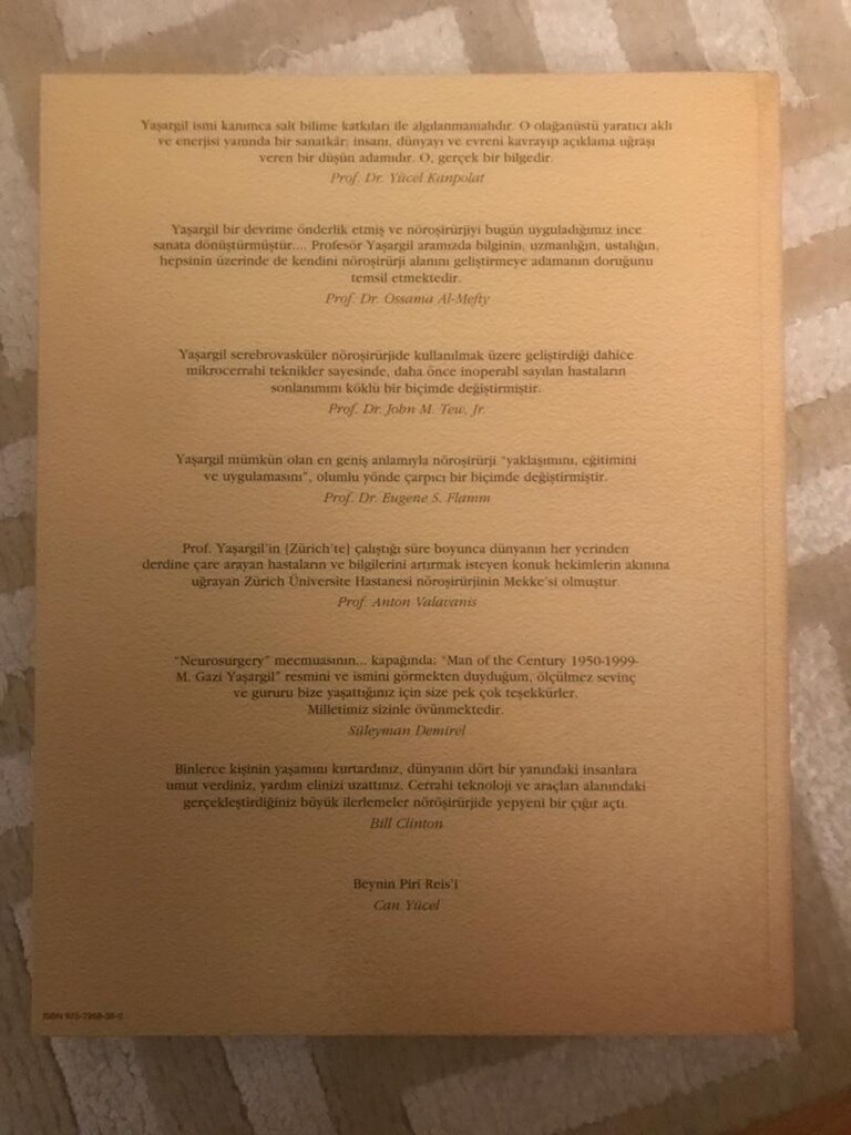 M. Gazi Yaşargil Bir Beyin Cerrahının Meslek Yaşamı Düşünceleri ve Anı - 3
