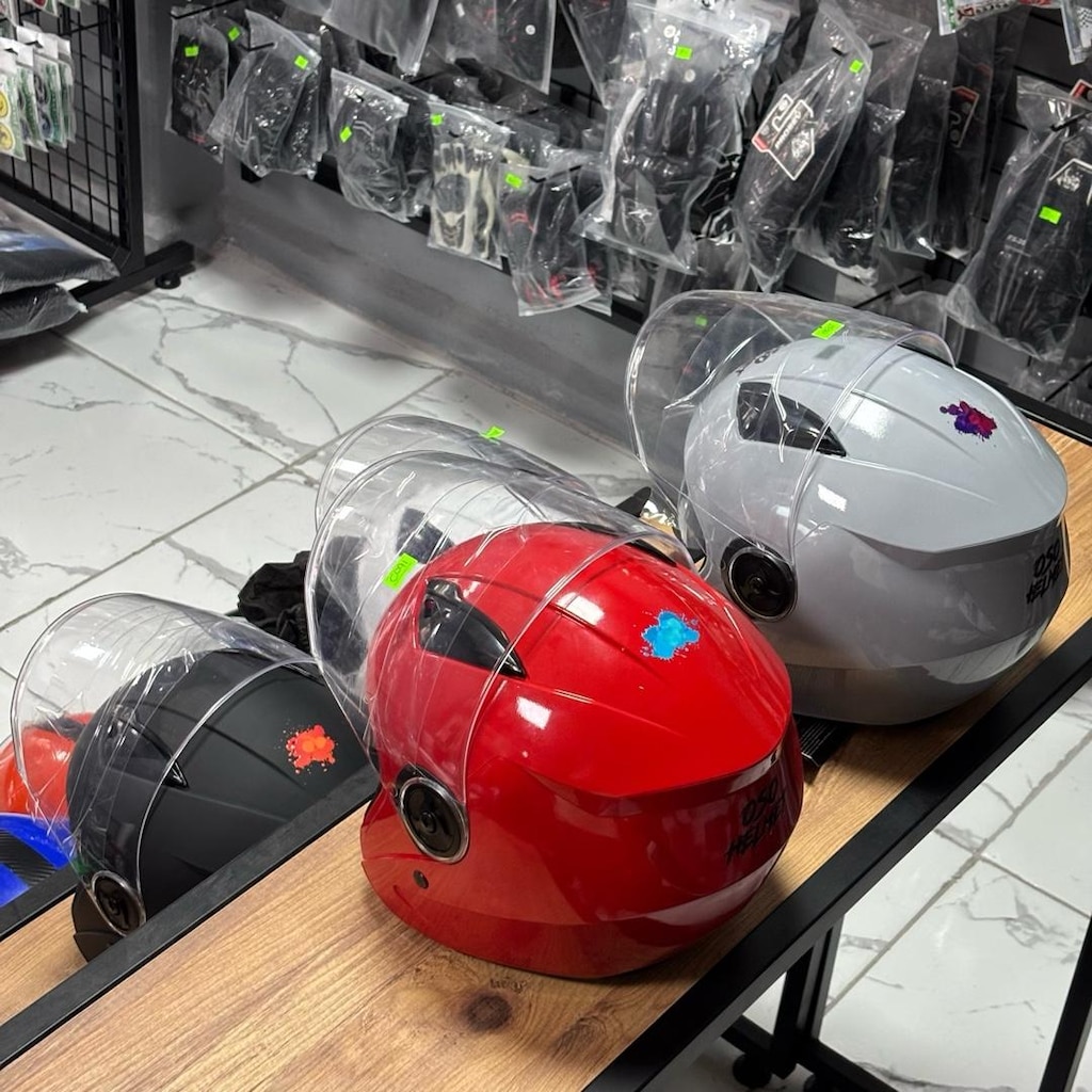 GÜNEŞ VİZÖRLÜ YARIM KASK - 8