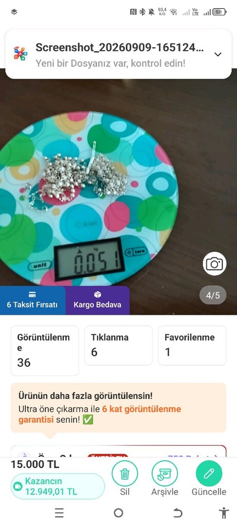 telkari gumus set - 3