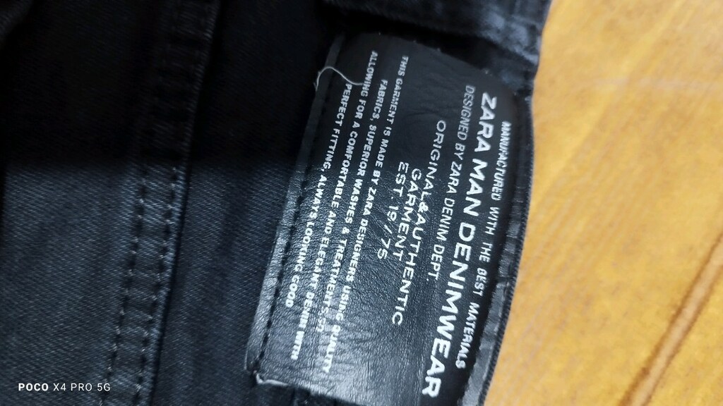 #Erkek jeans pantolon..Eni çekilince 37 Boyu 96 Paça 13??? - 7