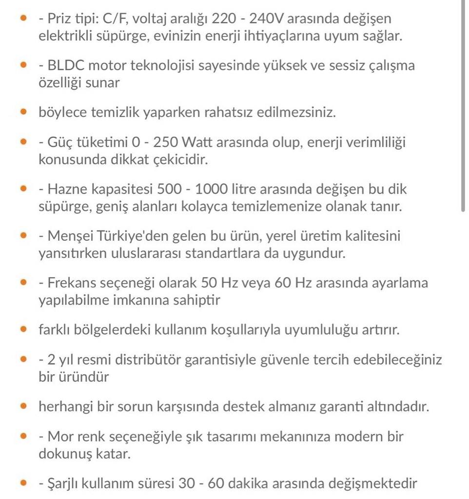 Kiwi kablosuz şarjlı dikey süpürge - 8