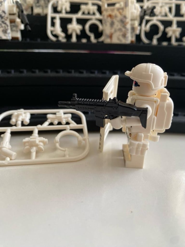 Lego Beyaz Swat Asker Minifigürleri - 14