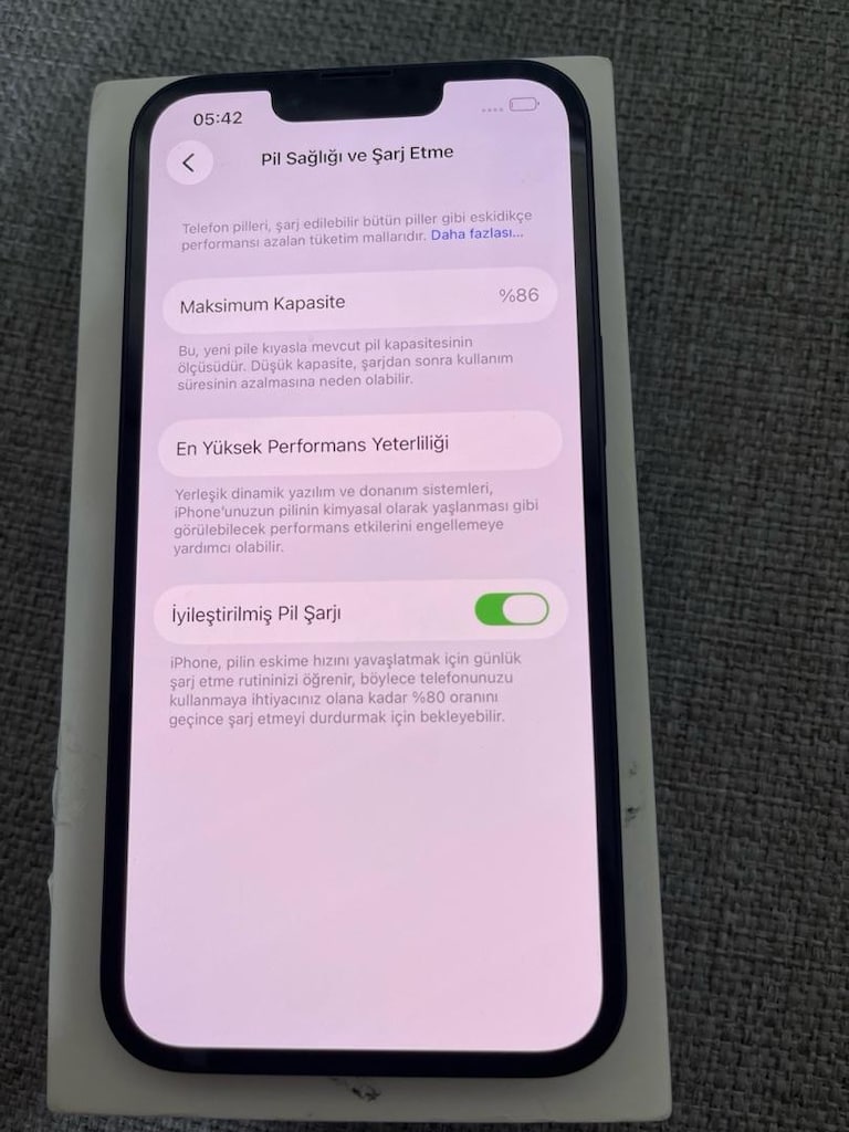 TR İPHONE 13 ( HATASIZ ) PİL 86 - 9