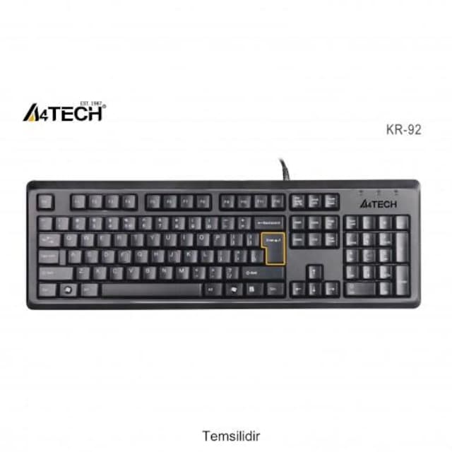 A4 Tech KR-92 USB Klavye - 2