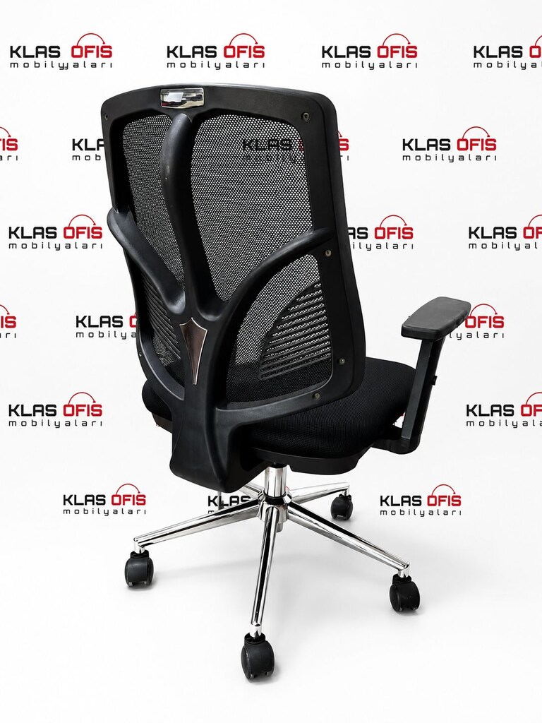 KLAS OFİS ÜSKÜDAR CASELLA BELLA SİYAH FİLELİ ÇALIŞMA KOLTUĞU - 4