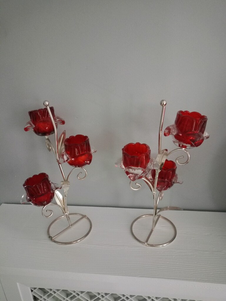 gül şamdan(mumluk) - 2
