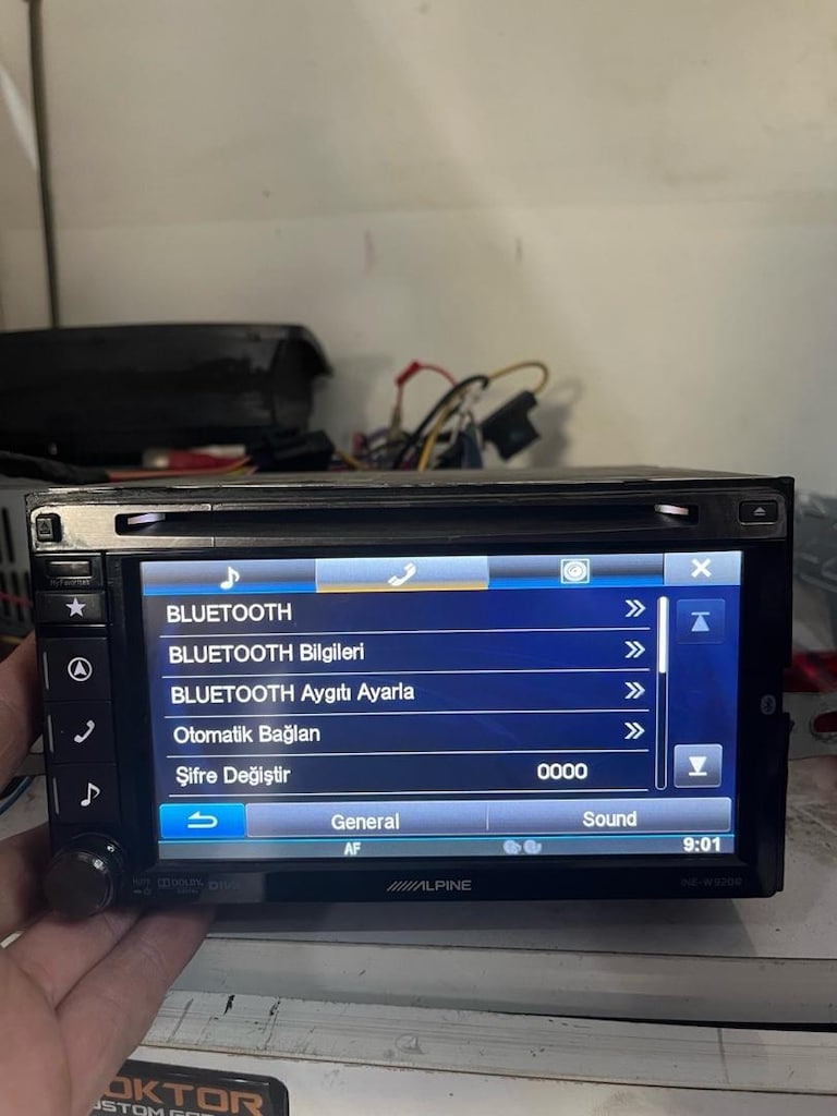ALPİNE INE-W920r 3 amfi çıkışlı bluetoothlu hatasız cihazz acil satılk - 5