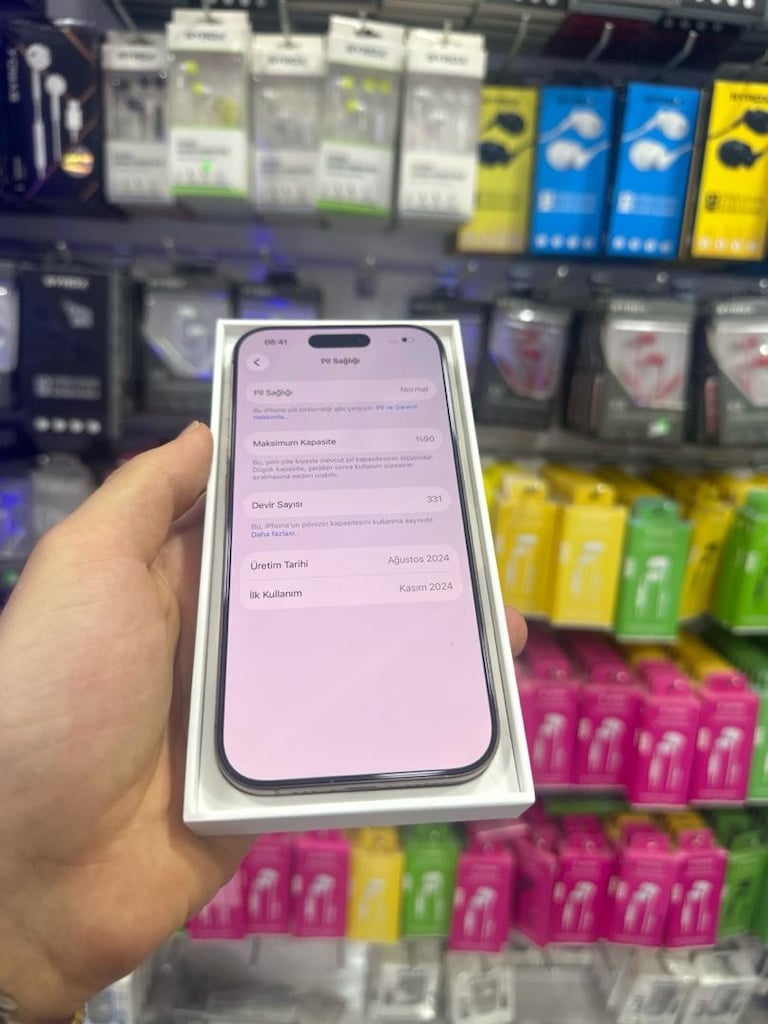 İPHONE 16 PRO 128GB PİL:90 - 2