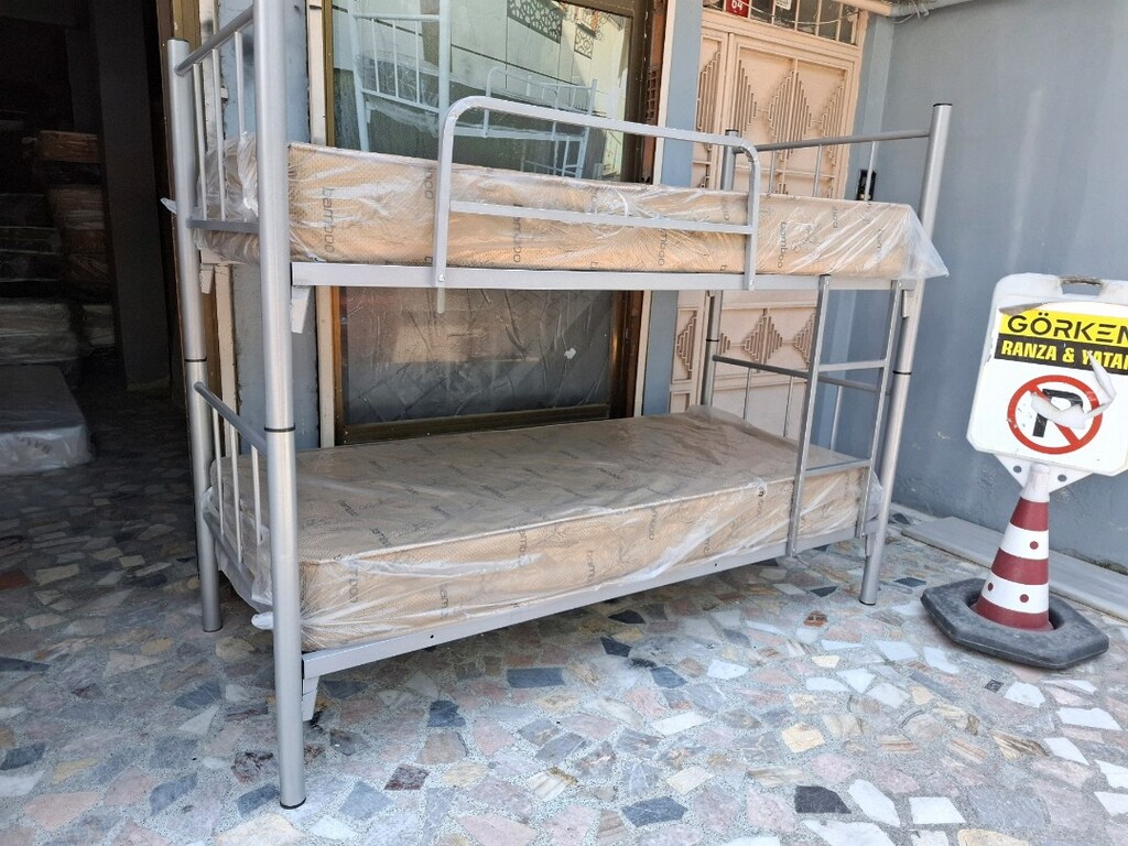 METAL GRI RANZA 2 YATAK FİYATA DAHİLDİR ÜCRETSİZ TESLIMAT - 5