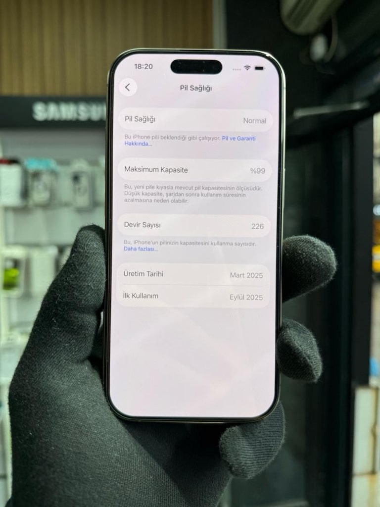 İPhone 16 pro pil 99 YD - 3