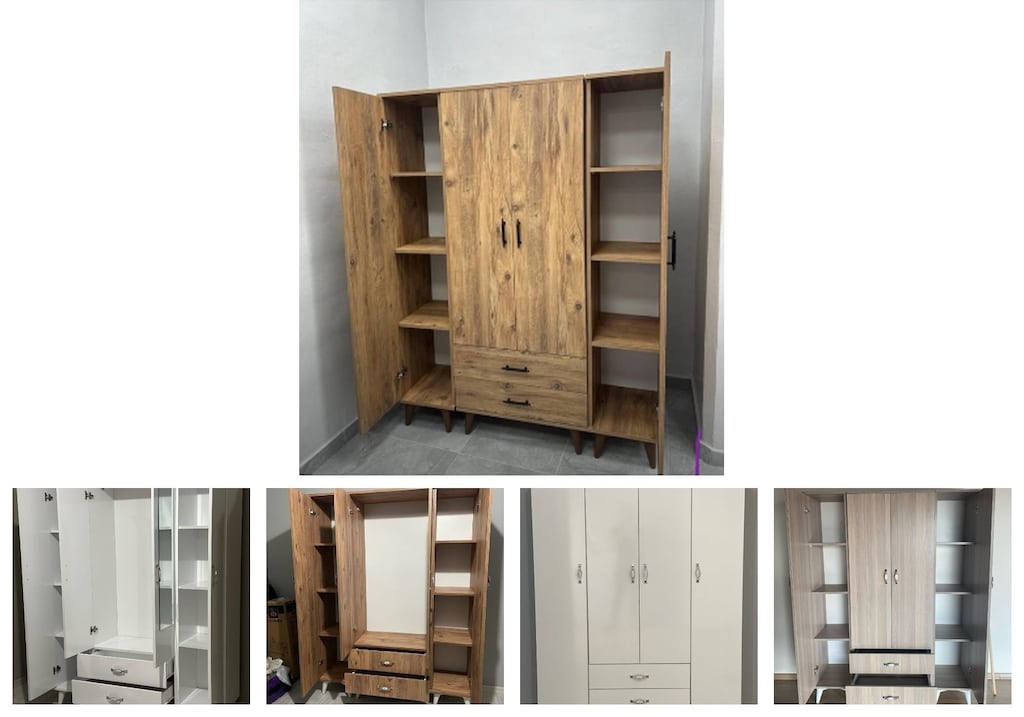 4 kapaklı elbise dolabı vngnpawwqb - 2