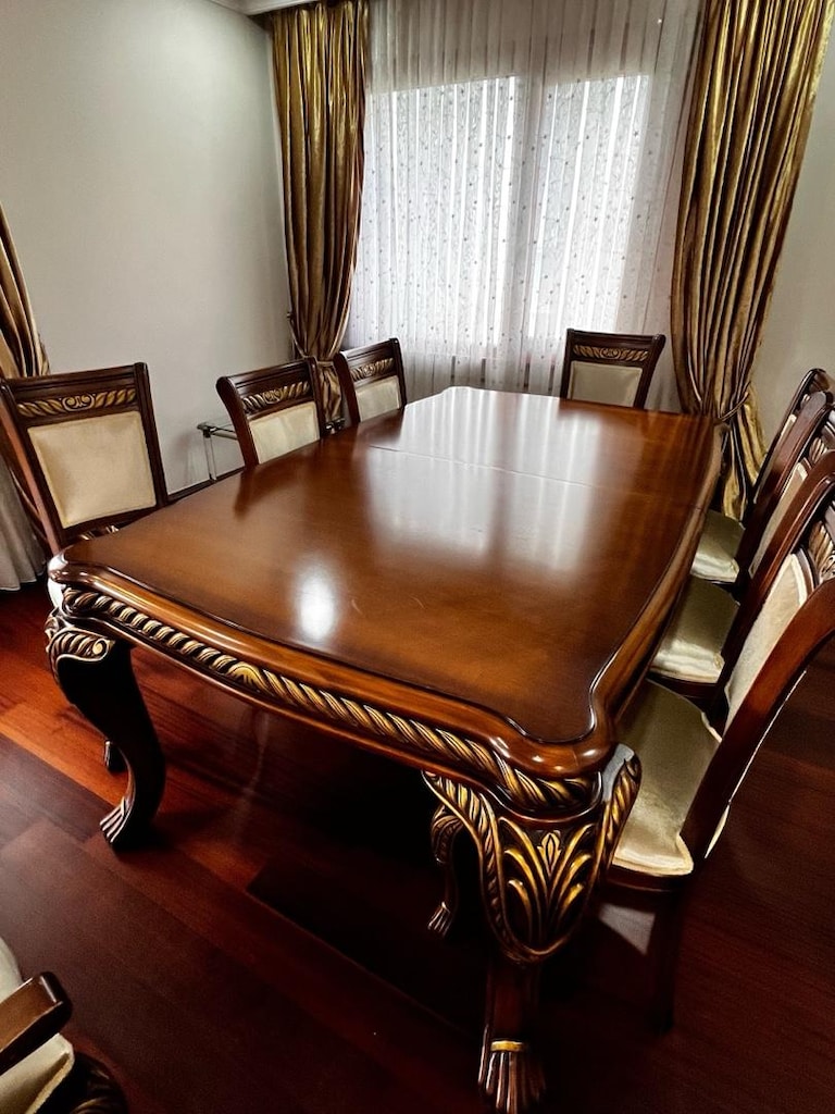 İMPARATOR MOBİLYA – DOĞAL AHŞAP KAPLAMALI KLASİK YEMEK ODASI - 4