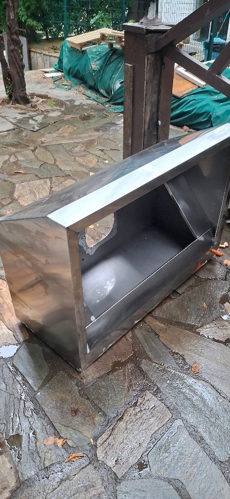 havalandırma filitreli davlumbaz krom 120x80x50cm mutfak davlumbazı - 4