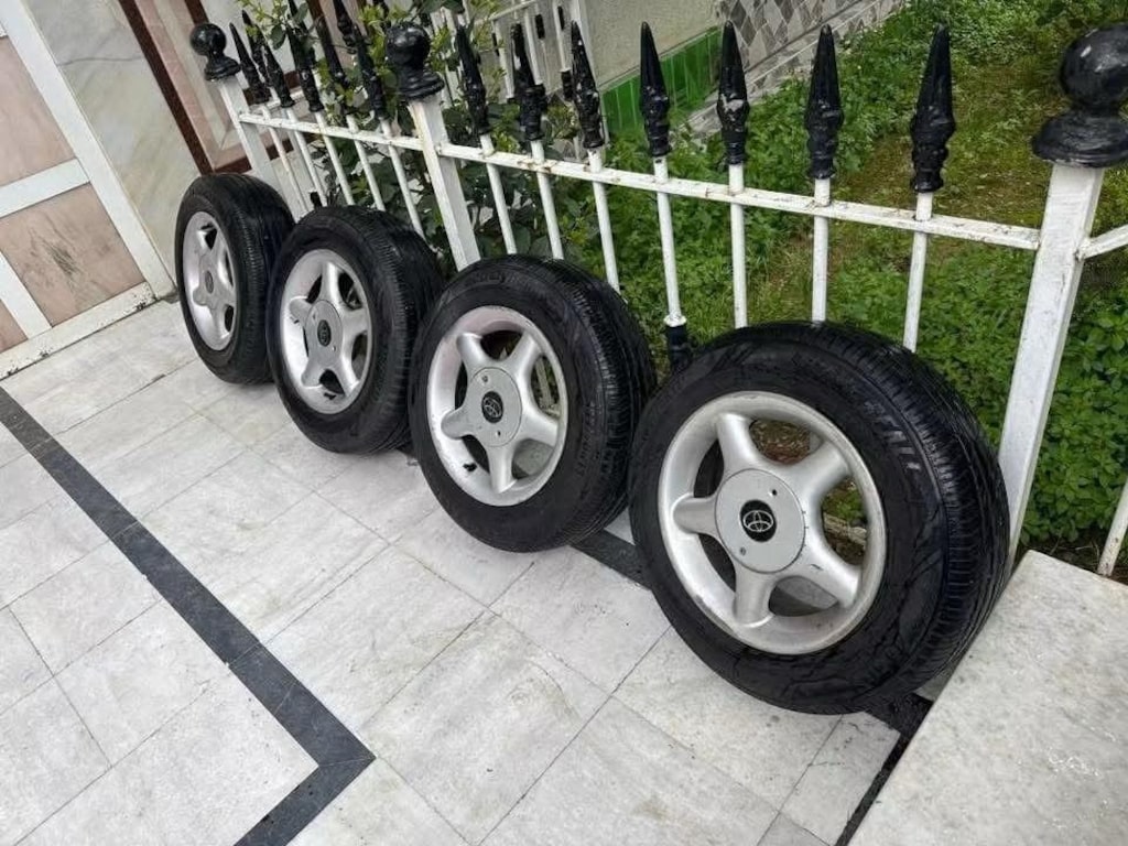 Cumaya bu Fiat 5 Yıldız CMS JANT LASTİK TKM WATERFAL 2.tane 175.70.13 - 6