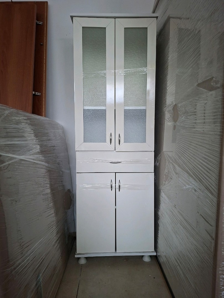 ÇİFT KAPAKLI RAFLI BANYO DOLABI - 6