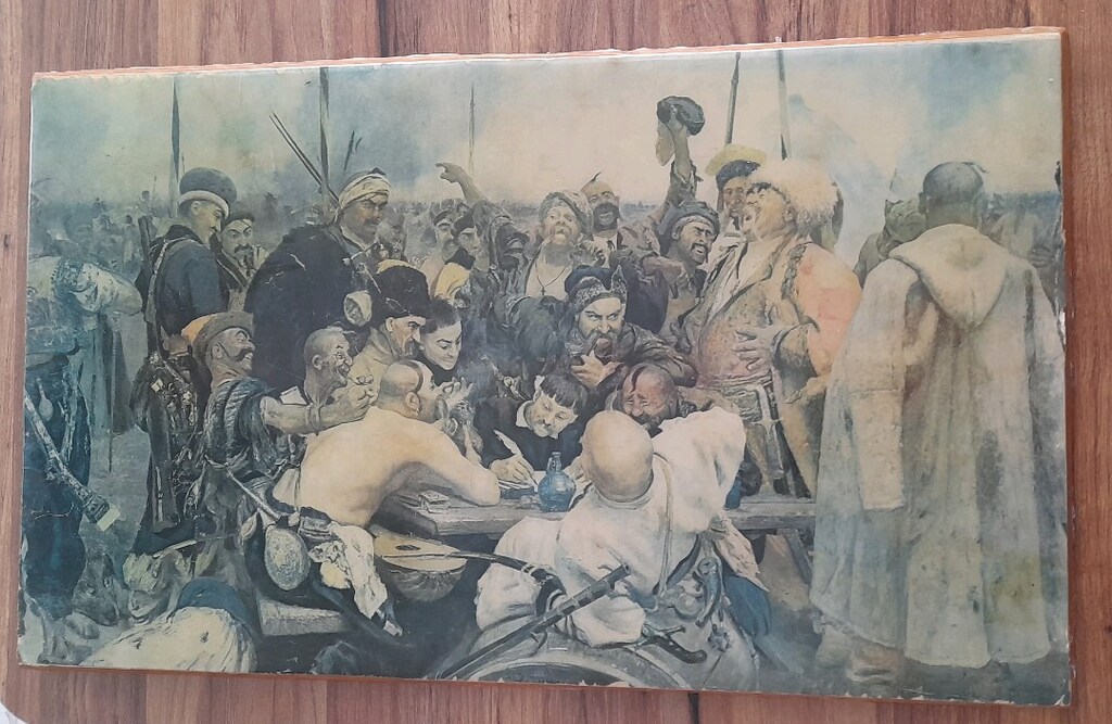 Tarihi Savaş Sahnesi Tablosu - 2