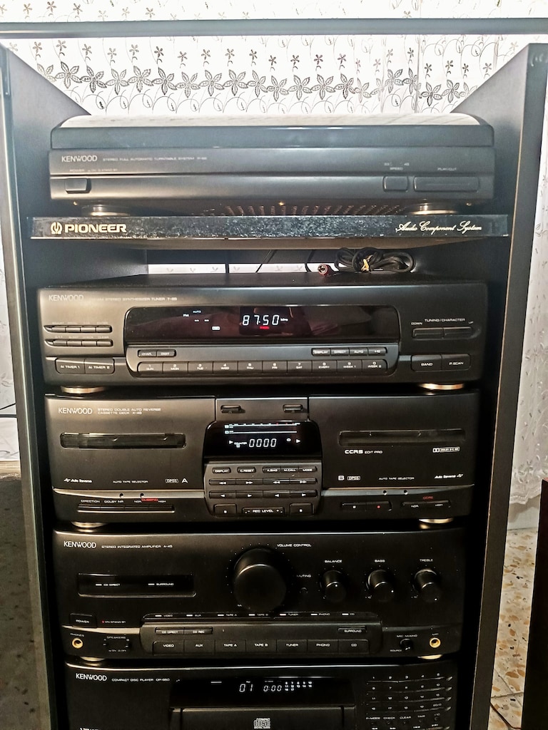 Efsane Ses Kalitesi: Kenwood A-45 Müzik Seti + Orijinal S-5M Hoparlör - 7