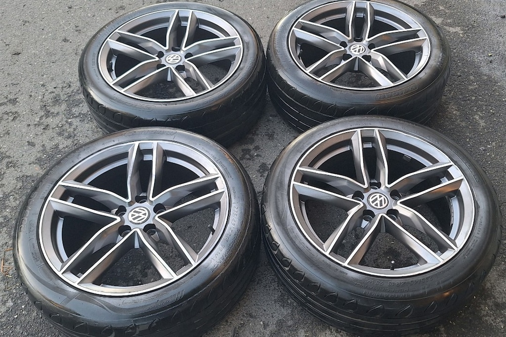 225 45 18 JANT LASTİK TAKIMI PASSAT JETTA SEAT SKODA T4 CADDY AUDİ - 8