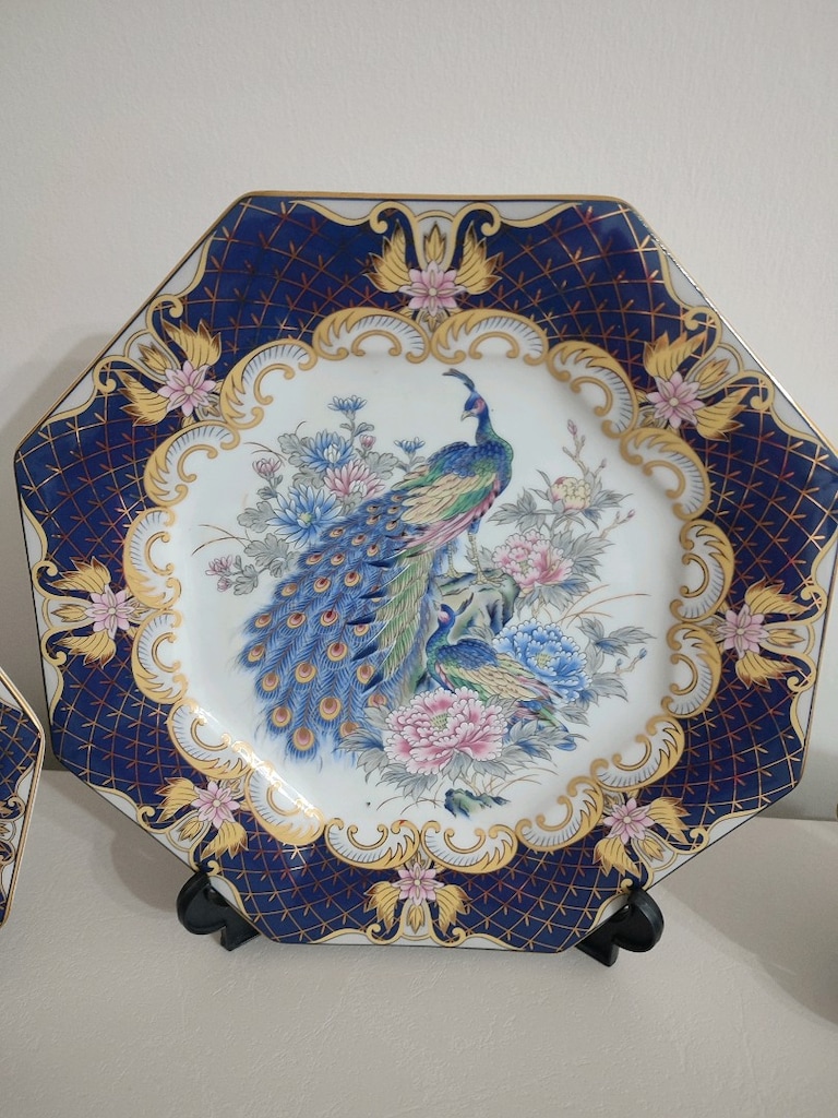 Tozan Japan Orijinal Tavus Kuşu Desenli Dekoratif Set - 2