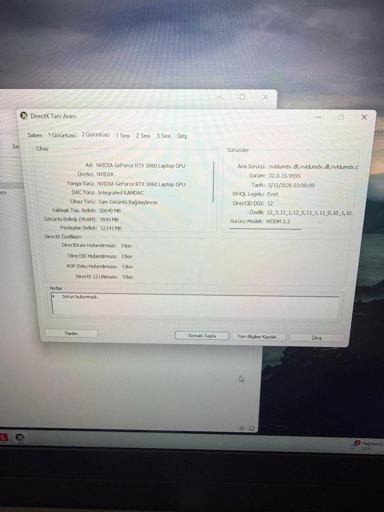 Kutulu Faturalı TR Garantili Lenovo LOQ - i7 13700HX - RTX 5060 8GB - - 5