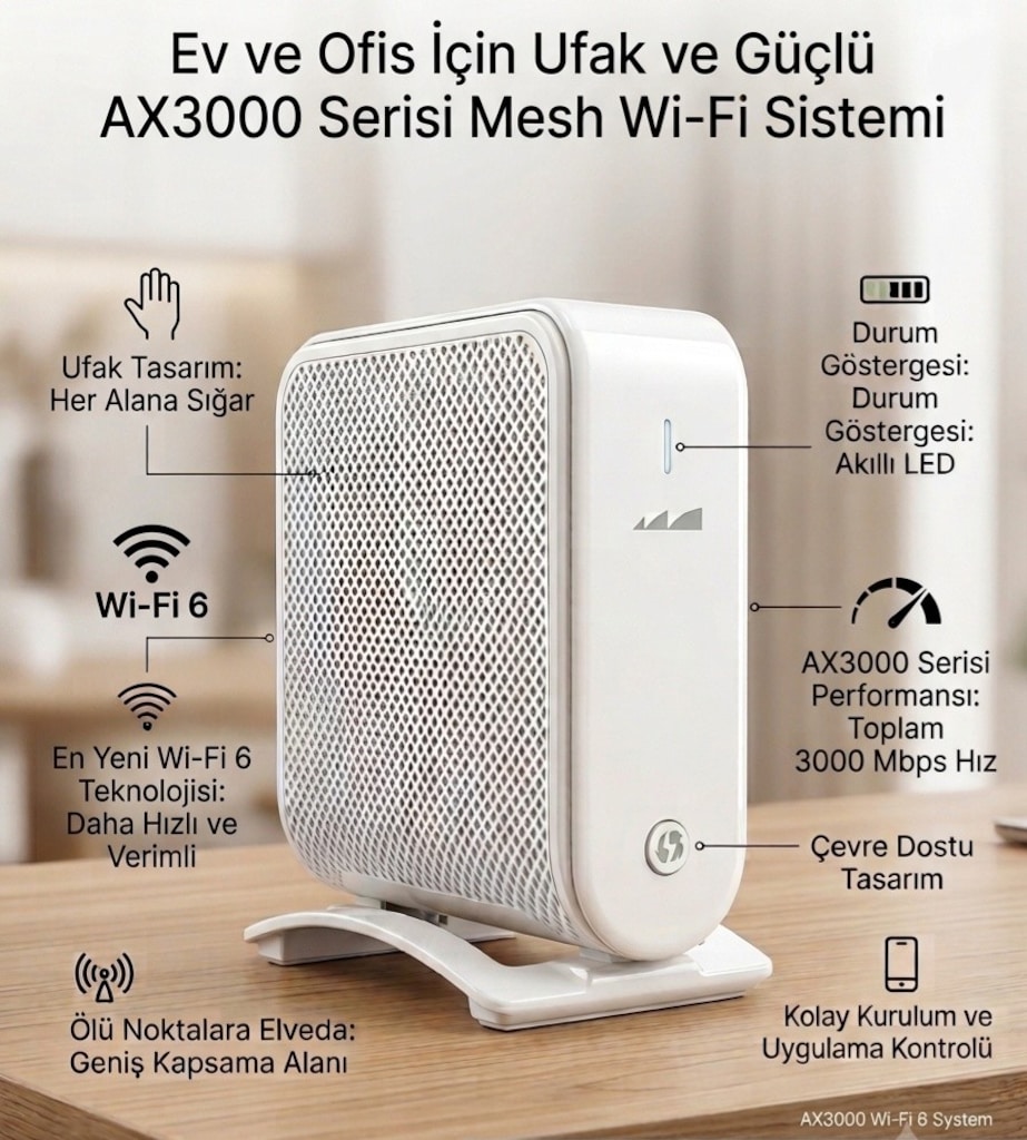 AIRTIES 4960XR AX5400 WIFI 6 MESH MODEM ROUTER - 6