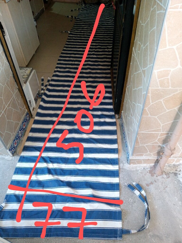 2 Adet balkon perdesi - 2